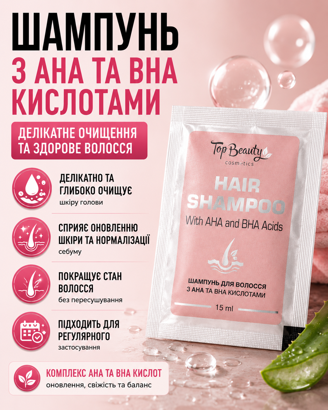 Чиста шкіра голови та доглянуте волосся після кожного миття — фото 2