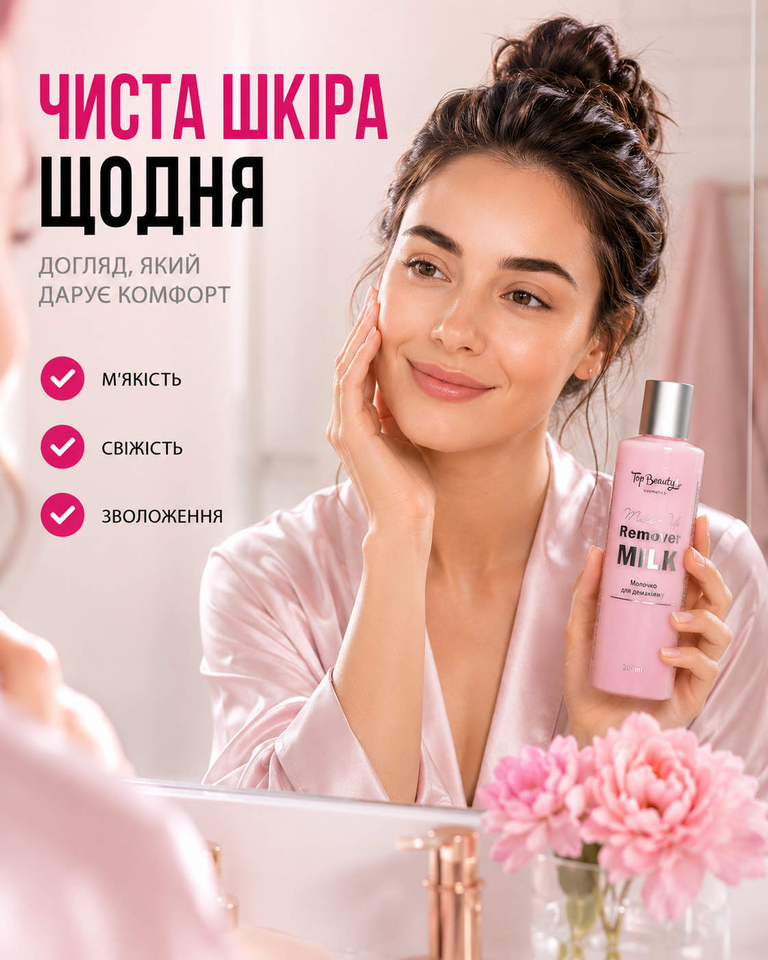 Молочко для демакіяжу 200 мл