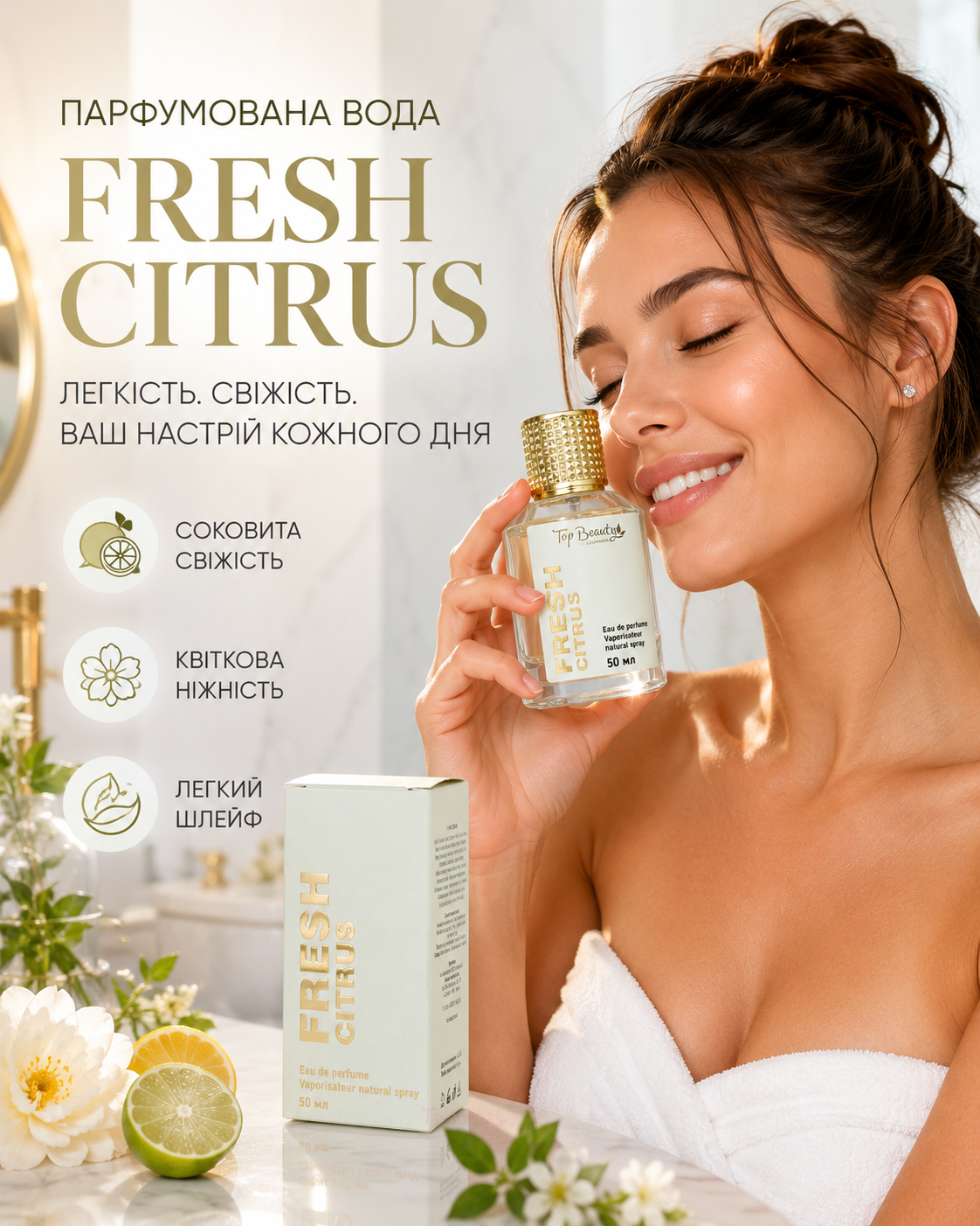 Парфумована вода Fresh Citrus, 50 мл