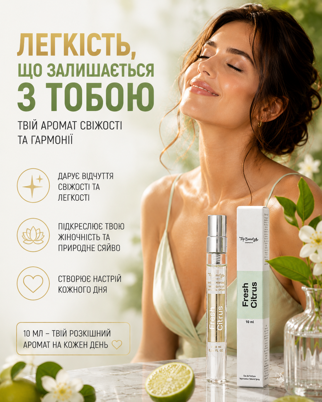 Парфумована вода Fresh Citrus, 10 мл — фото 2