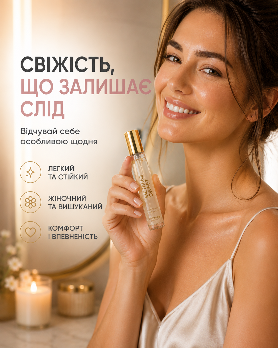Парфумована вода Metaliq Sweet, 10 мл