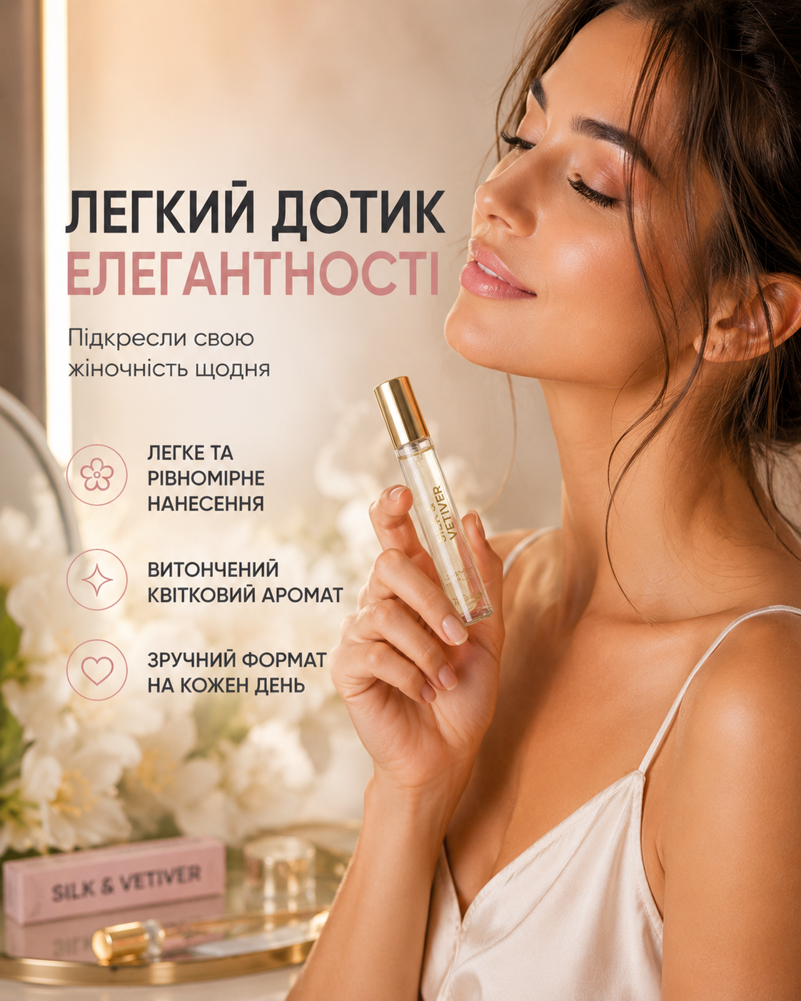 Парфумована вода Silk & Vetiver, 10 мл — фото 2