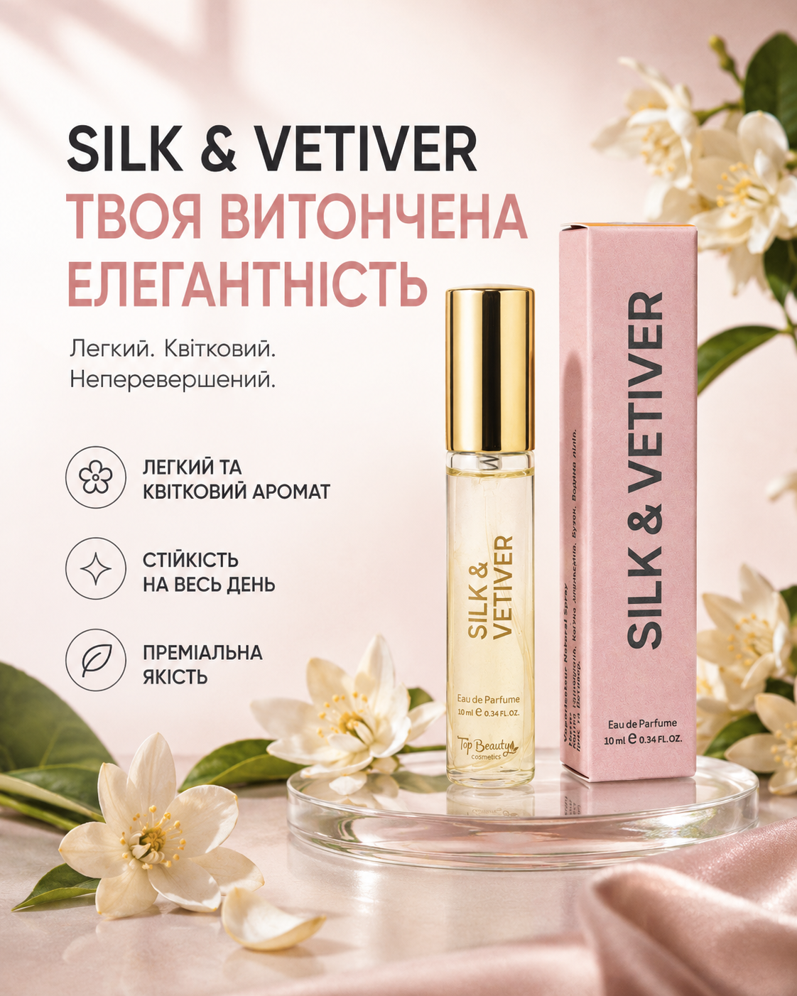 Парфумована вода Silk & Vetiver, 10 мл — фото 3