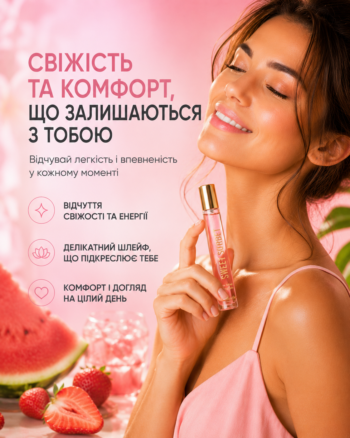 Парфумована вода Sweet Sorbet, 10 мл
