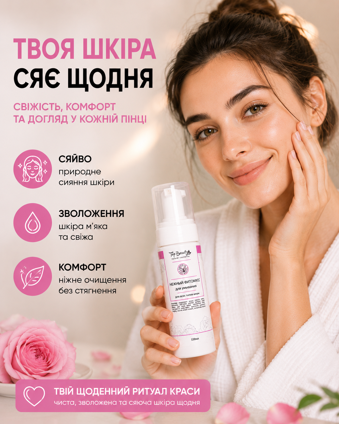 Фітомус для вмивання Top Beauty 170 мл