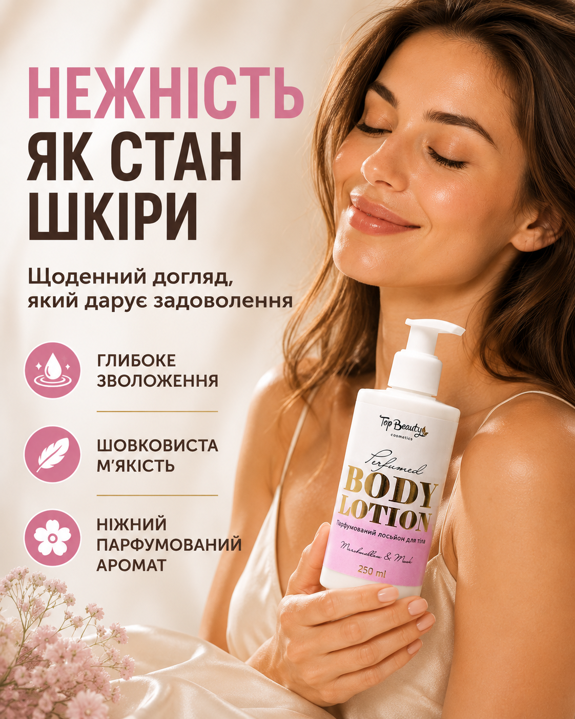 Лосьйон для тіла парфумований Marshmallow & Musk 250 мл