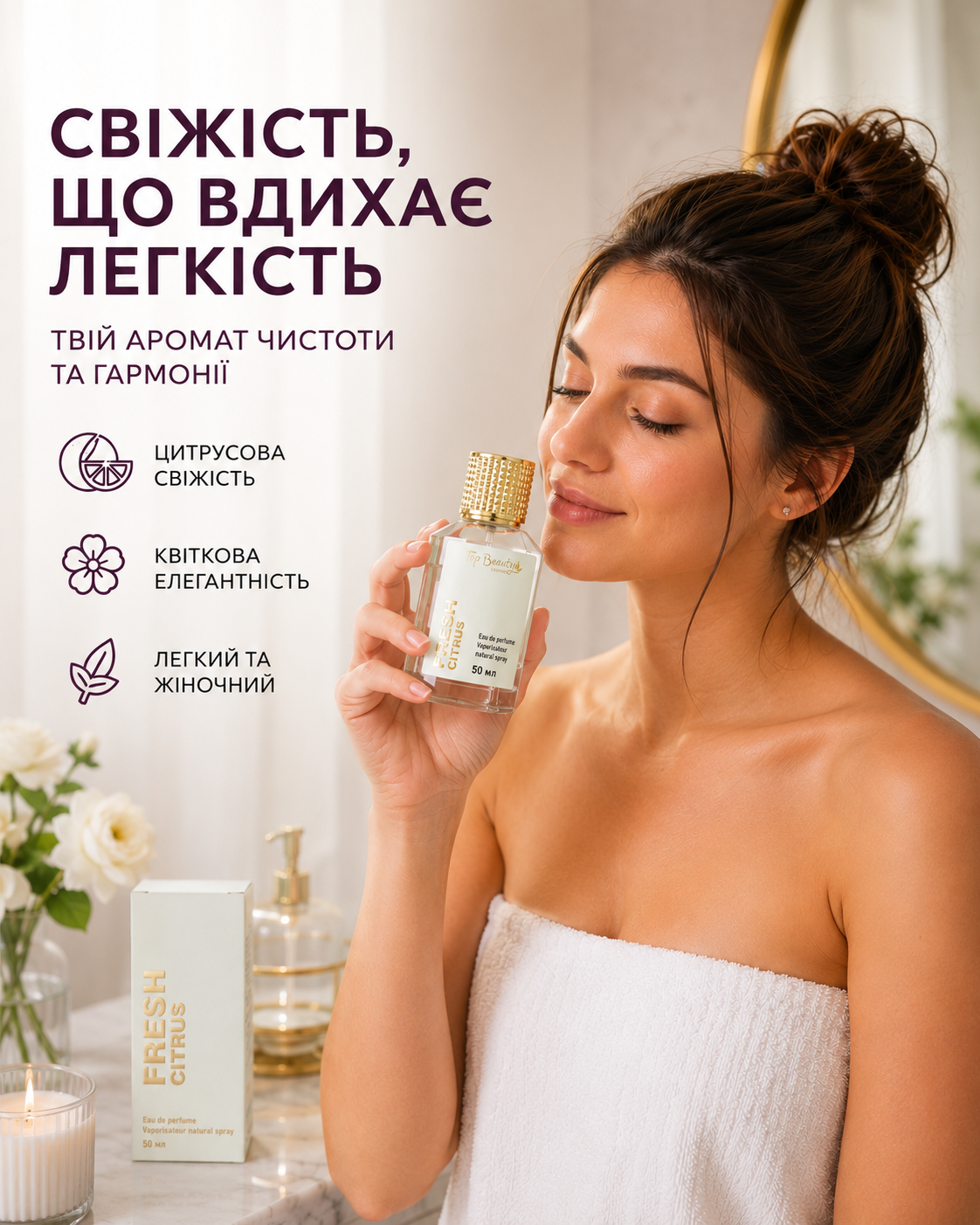 Парфумована вода Fresh Citrus, 50 мл — фото 2