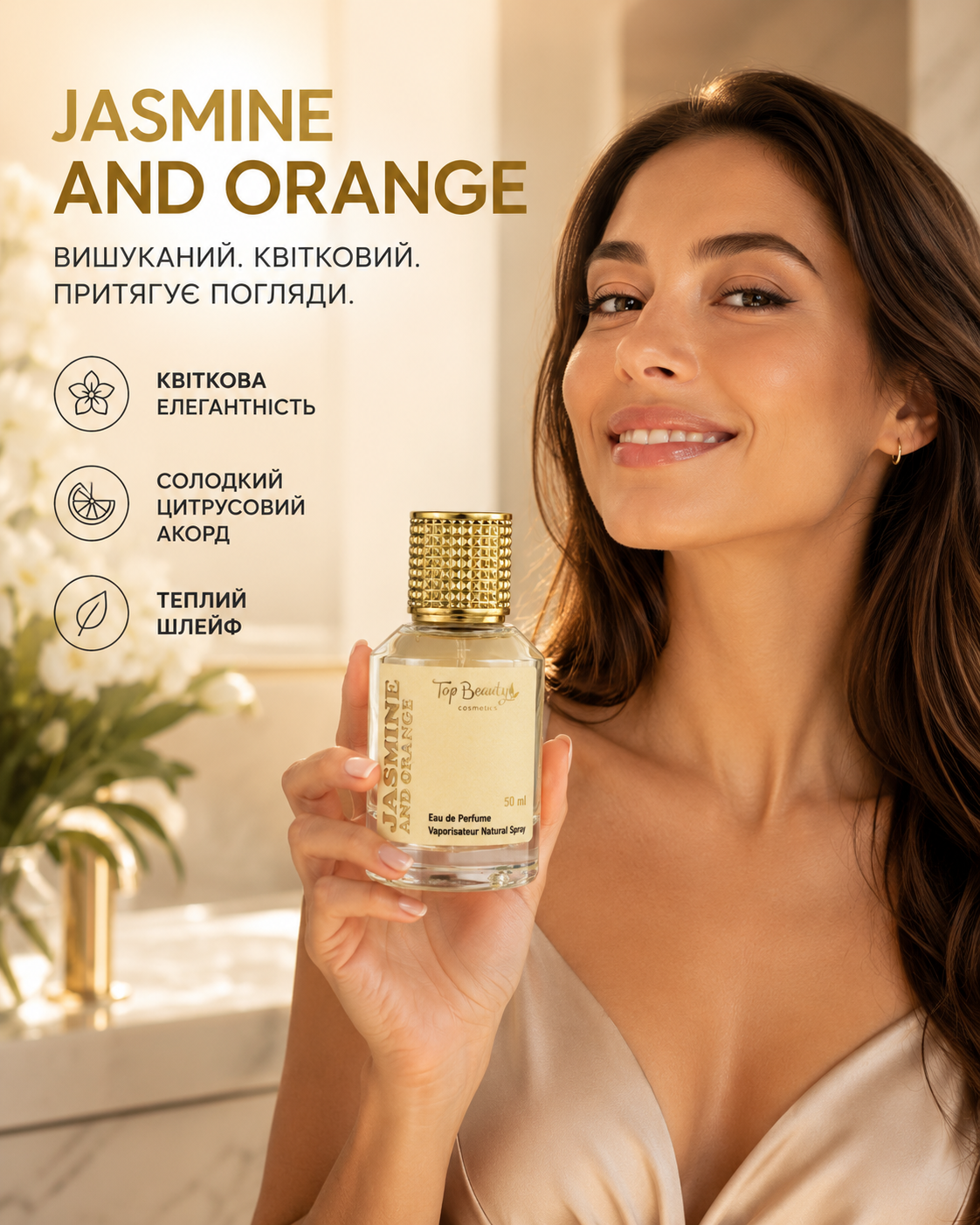 Парфумована вода Jasmine and Orange, 50 мл