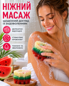 Мило-скраб з люфою масажне «Кавун» 120 г — фото 2