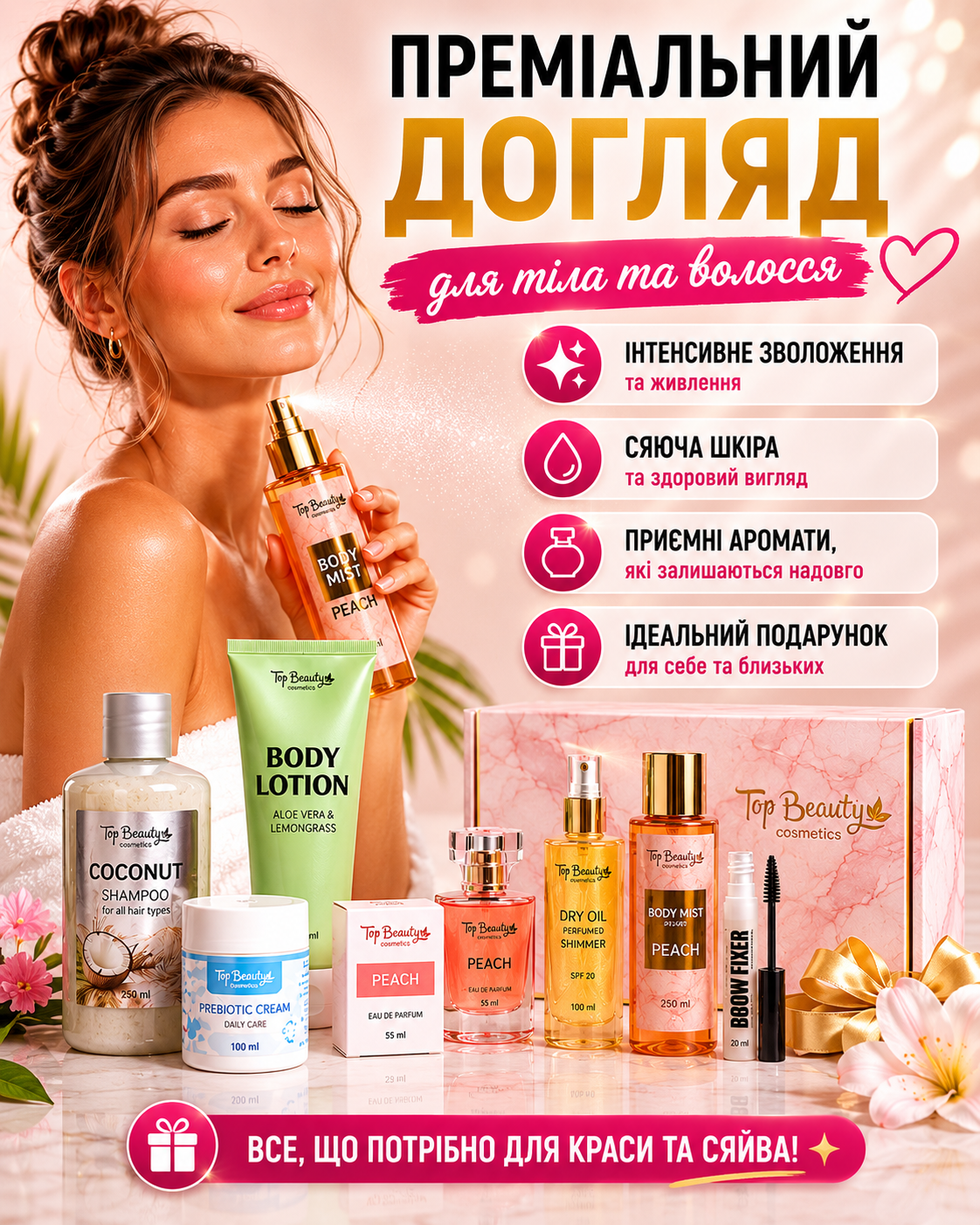 Beauty Box 7 — 7 засобів для догляду й аромату в подарунковій коробці