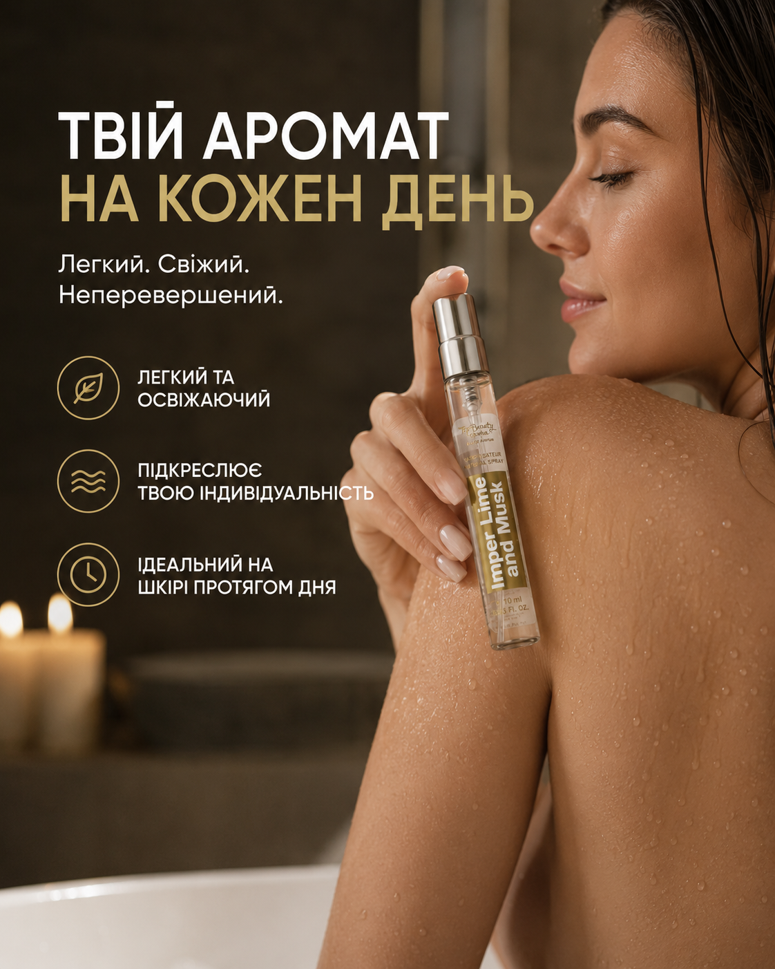 Парфумована вода Imper Lime and Musk, 10 мл — фото 2